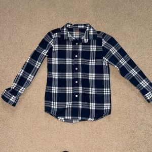 Cat & Jack Plaid Button Down